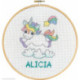 Permin, kit facile naissance licorne Alicia dans son nuage (PE92-0745)