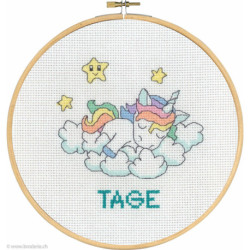 Permin, kit facile naissance licorne Tage dans son nuage (PE92-0746)