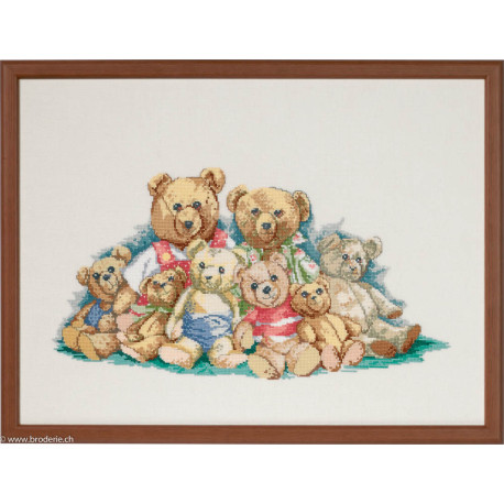 Permin, kit familkle d'ours (PE70-9581)