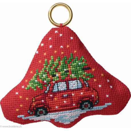 Permin, kit suspense de Noël voiture - cloche (PE01-1290)