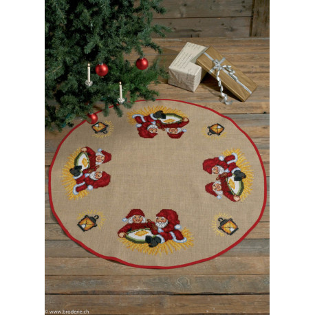 Permin, kit tapis de Noël Lutins (PE45-7268)