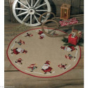 Permin, kit tapis de Noël Père-Noël en patin (PE45-9238)