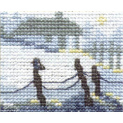 Permin, mini-kit paysage en hiver (PE14-6362)