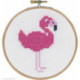 Permin, canevas imprimé enfant flamand rose (PE12-0825)