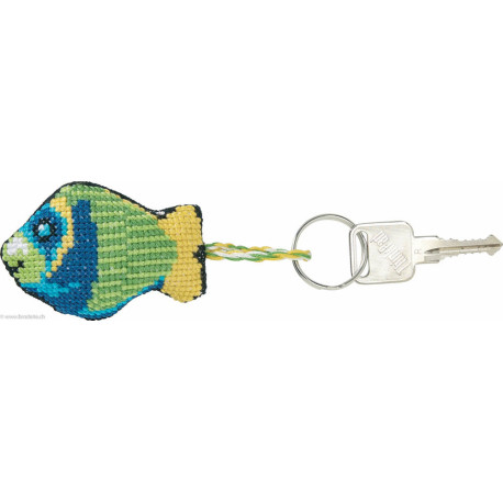 Permin, kit porte-clefs poisson empereur (PE11-1174)