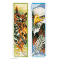 Vervaco, Kit marque-page Chouette et aigle lot de 2 (PN0146205)