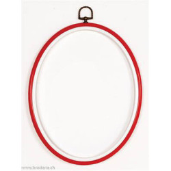 Cadre en plastique rouge 20x25 cm (p.1pc) (PN0009454)