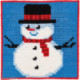 Permin, kit enfant canevas peint Snowman (PE9395)