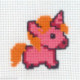 Permin, kit enfant licorne rose (PE14-3383)