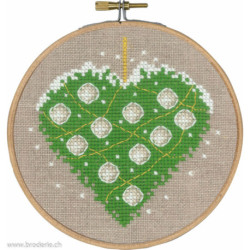 Permin, kit Heart with ornaments (PE13-4203)