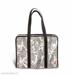 Prym, sac à ouvrage Feuillage en noir et blanc (PR612.000)