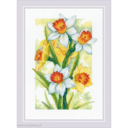 Riolis, kit Spring Glow. Daffodils (RI2189)