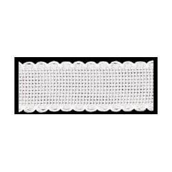 Zweigart, bande à broder Aïda blanc 2 cm (7002-1)