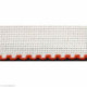 DMC, Bande à broder blanche 8.5 cm bordure Rouge (DG677R)