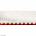 DMC, Bande à broder blanche 8.5 cm bordure Rouge (DG677R)