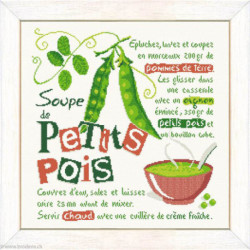 LiliPoints, Grille Gourmandise - la soupe de pois (G037)