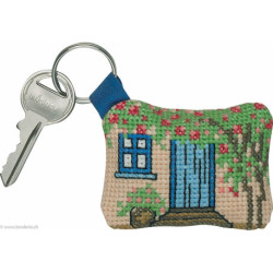 Permin, kit porte-clefs maison fleurie (PE11-9377)