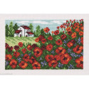 Permin, kit paysage champ de coquelicots (PE13-1327)