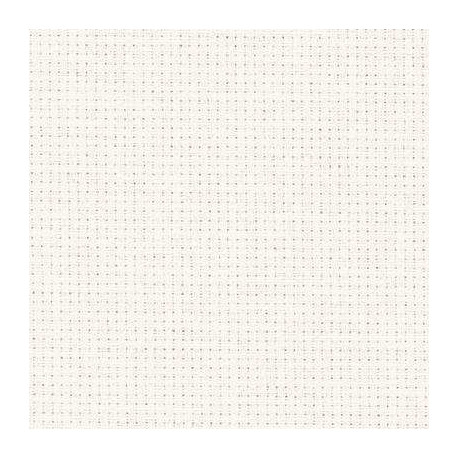 Zweigart, Aïda 14, 5,4 points/cm blanc cassé (3706-101)