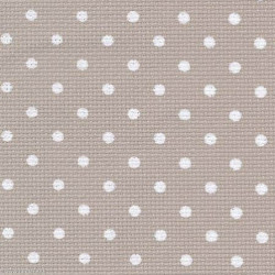 Zweigart, Aïda 20, 8 points/cm beige avec petits points (3326-3189)