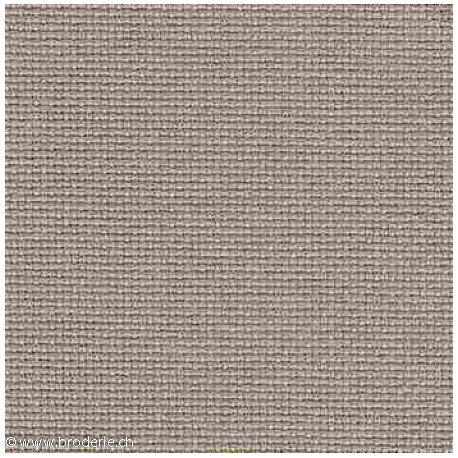 Zweigart, Aïda 20, 8 points/cm gris taupe (3326-3021)