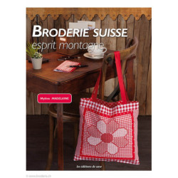 Editions de Saxe, Livre La Broderie Suisse - montagne (MLAB232)