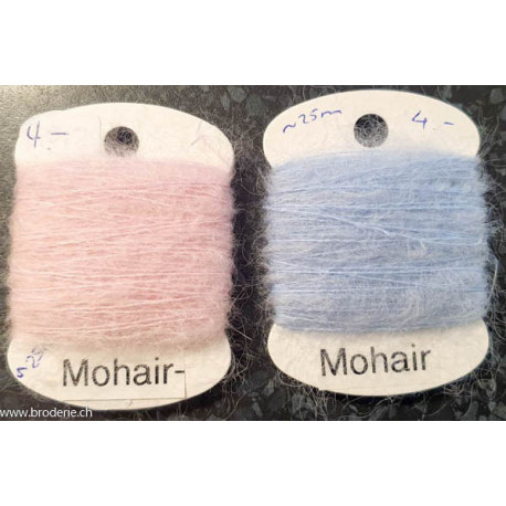 Adriafil, échevette Mohair bleu clair (MOHBC)