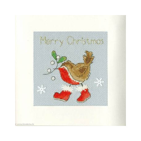 Bothy Threads, kit carte de Voeux Step into Christmas (BOXMAS31)