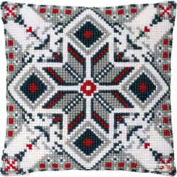 Pako, kit coussin au point de croix Géométrie 2 (PA003.267)