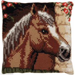 Pako, kit coussin au point de croix Tête de cheval (PA003.147)