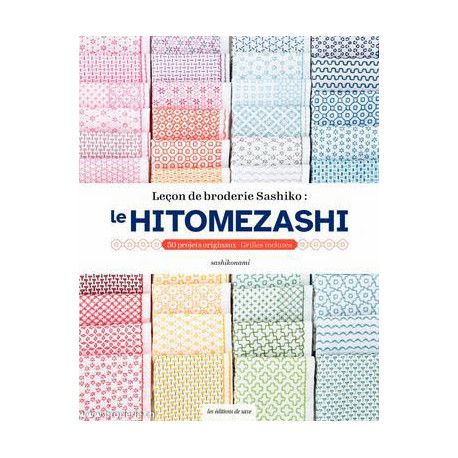 Editions de Saxe, Livre Leçon de broderie Sashiko (JALI332)