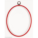 Vervaco, Cadre en plastique rouge 12x17 cm (PN0009451)