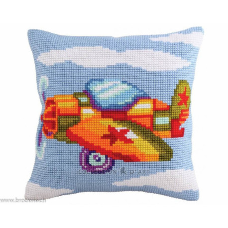 Collection d'Art, kit coussin Avion (CADE5176)