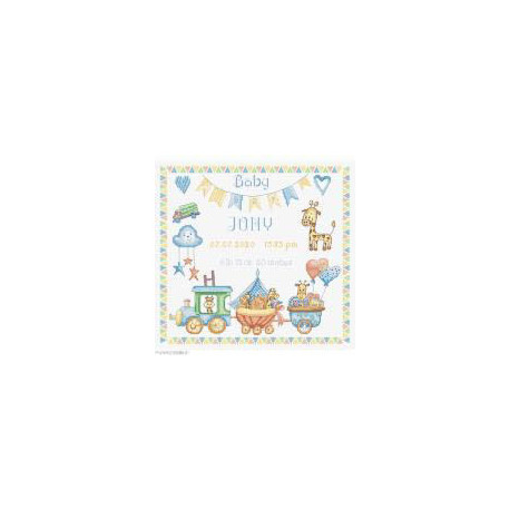 LetiStitch, kit Baby boy record (SLETI936)