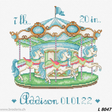 LetiStitch, kit Baby Carousel (SLETIL8047)