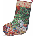 LetiStitch, kit Cozy Christmas Stocking (SLETIL8010)