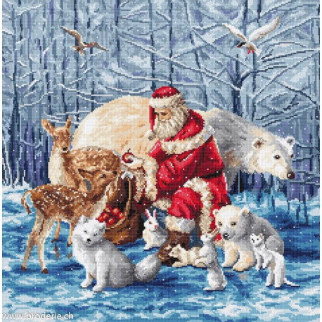 LetiStitch, kit Santa and Friends (SLETIL8082)