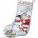 LetiStitch, kit Snowman and Santa Stocking (SLETIL8016)