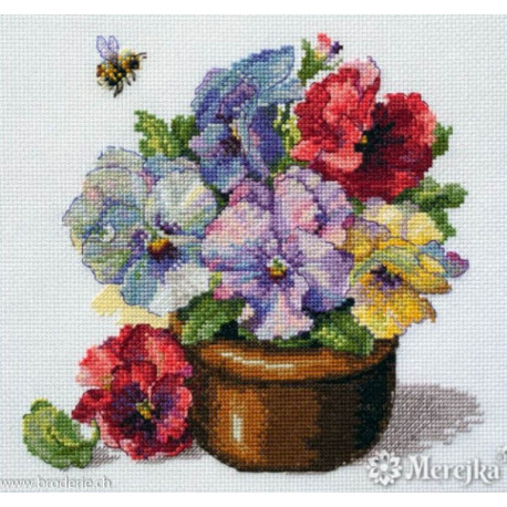 Merejka, kit Spring Pansies (MEK-215)