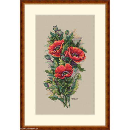 Merejka, kit Vintage Poppies (MEK-81)