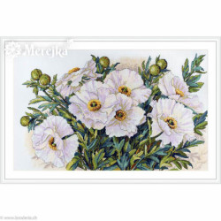 Merejka, kit White Flowers (MEK-118)