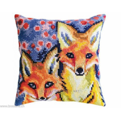 Collection d'Art, kit coussin renards (CADE5477)