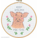 Permin, kit Keep smiling Pig time (PE13-4156)