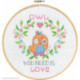 Permin, kit Owl you need is love (PE92-3366)