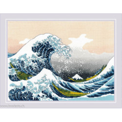 Riolis, kit The Great Wave off Kanagawa K. Hokusai (RI2186)