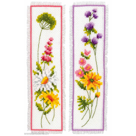 Vervaco, kit 2 signets Fleurs (PN0012541)