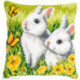 Vervaco, kit coussin Lapins et papillons (PN0200552)