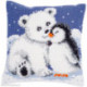 Vervaco, kit coussin Ours blanc et pingouin (PN0000785)