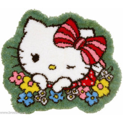 Vervaco, kit tapis Hello Kitty floral (PN0205257)