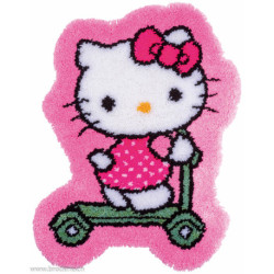 Vervaco, kit tapis Hello Kitty Trotinette (PN0205083)